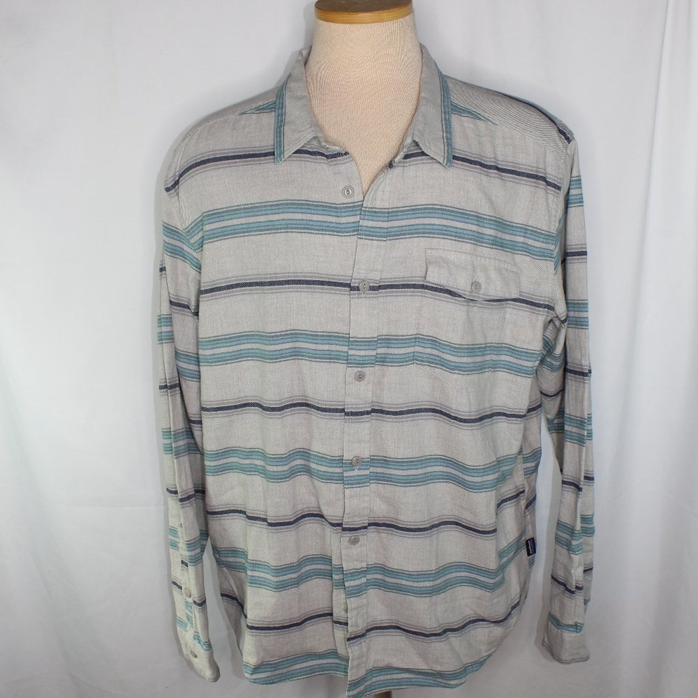 Organic Cotton Gray Fjord Lightweight Flannel